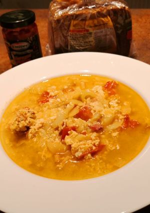 Szalonnás -Tojásos lecsó recept fotója