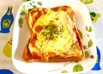 Popular Cuisine Easy Tasty Ham Pizza Toast Very Delicious