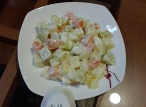 Hình của món Salad củ, quả trộn sốt mayonnaise.