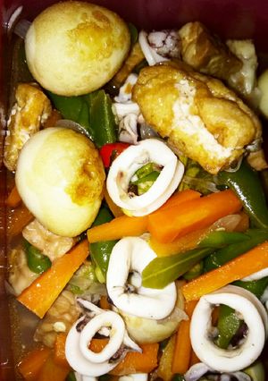Foto resep Cumi basah pedas