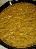 Iron Skillet Walnut Chocolate Chip Cookie