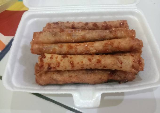 Pisang karamel lumer