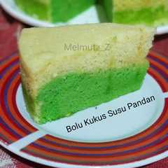 34. Bolu Kukus Susu Pandan রেসিপির প্রধান ছবি