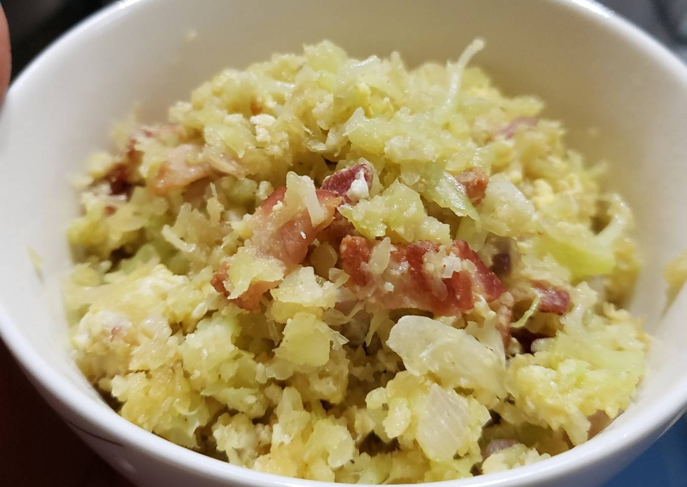 Nasi Bunga Kol/Caulif flower Rice (Keto Friendly)