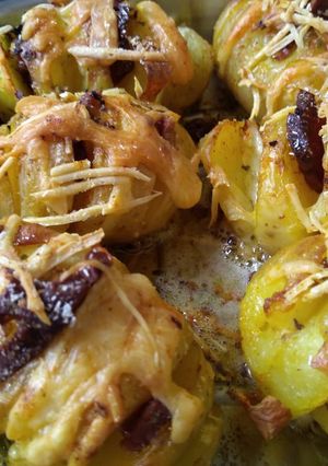 Foto de Batatas Hasselback