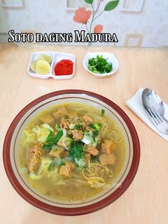 Foto resep Soto daging Madura