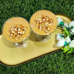 A picture of Custard and coffee delight.
