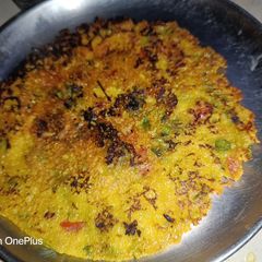 A picture of Palak Besan Cheela/ Spinach Besan Chilla.