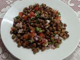 काला चना चाट