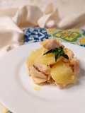 Insalata tiepida di salmone e patate al profumo di limone