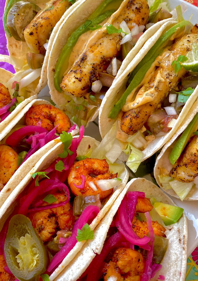 Una foto de Tacos Marineros Cajún