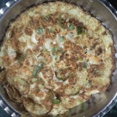 A picture of Vegetables omelette.