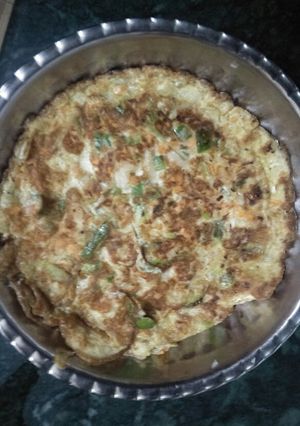 A picture of Vegetables omelette.