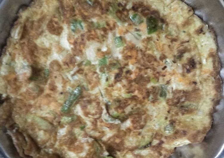 Vegetables omelette