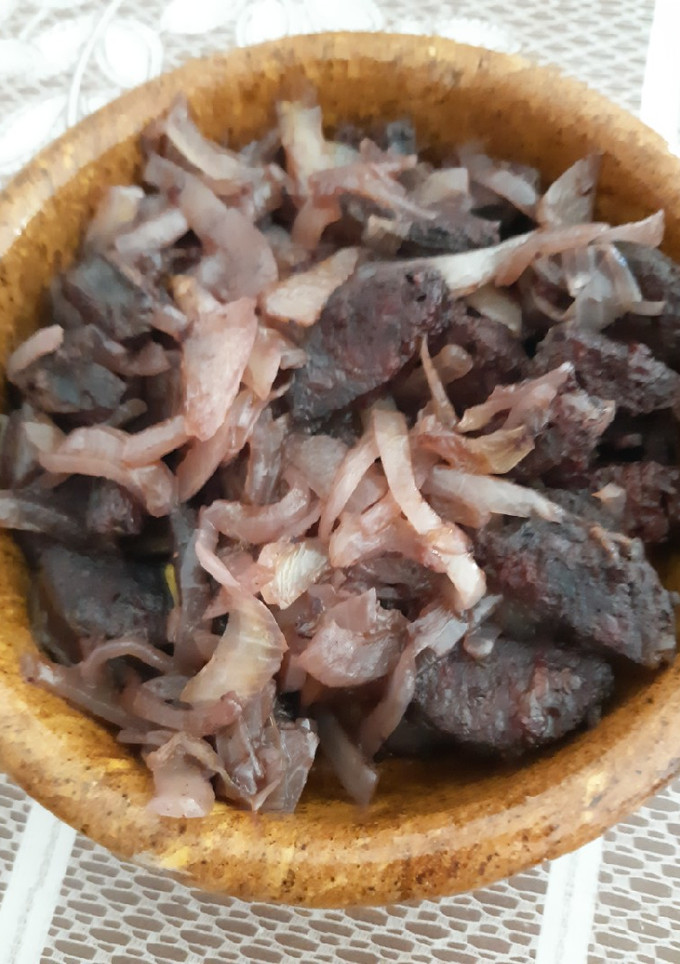 Una foto de Morcilla al vino