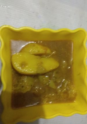 A picture of Aloo papad.