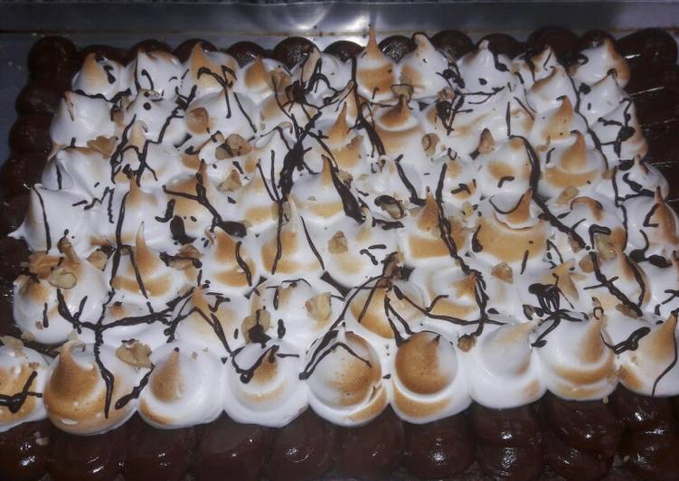 Torta Brownie Merengada. 😉