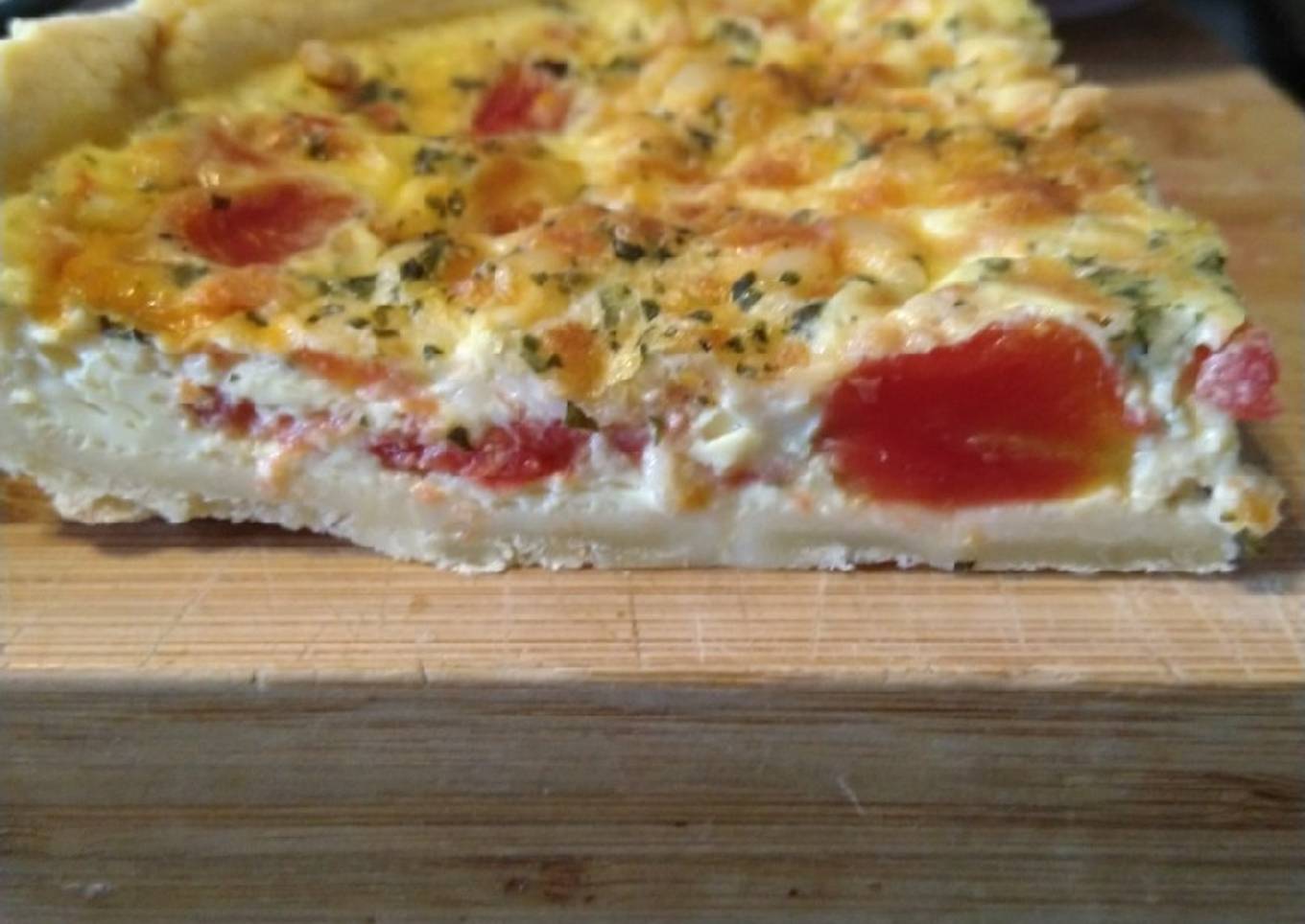 Quiche tomate basilic