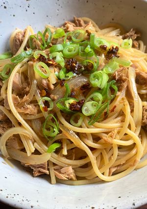 A picture of Super Easy Tuna Spaghetti.