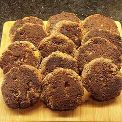 Una foto de Cookies de coco, manzana y almendras con nueces 💯