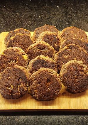 Una foto de Cookies de coco, manzana y almendras con nueces 💯
