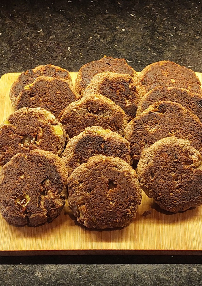 Una foto de Cookies de coco, manzana y almendras con nueces 💯