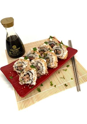 Foto resep Tuna Spicy Mayo Sushi Roll
