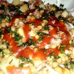 Spicy chana chat (Iftar special) A picture of Spicy chana chat (Iftar special).