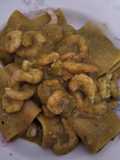 Paccheri con crema di zucchine e gamberetti