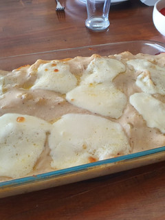 Una foto de Coliflor con salsa blanca