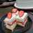 STRAWBERY SHORTCAKE with VANILLA OGURA CAKE base by tintinrayner