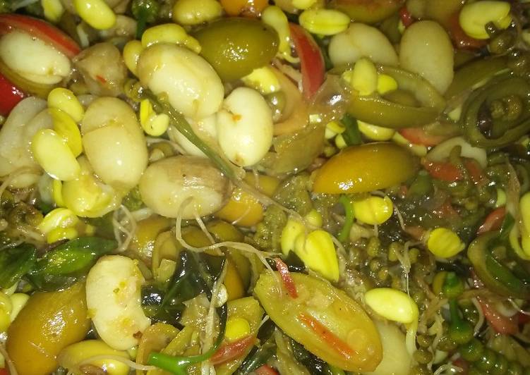 Resep Oseng melinjo dan kecambah kedelai Anti Gagal