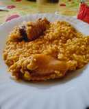 Arroz meloso con pollo 🍚🐓