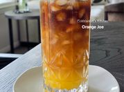 A picture of squeezed orange