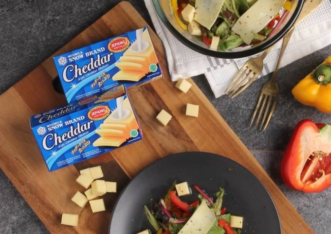 Cara Gampang Membuat MEG Cheese Salad Mix Anti Gagal