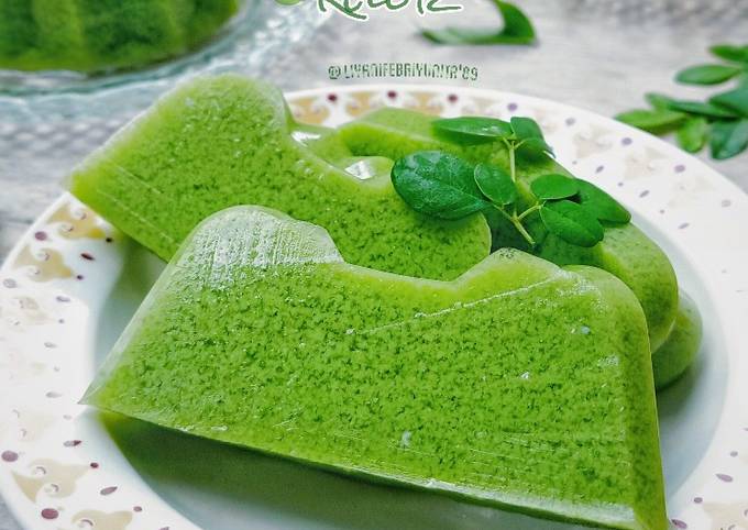 Langkah Mudah Masakan Resep Puding Lumut Kelor🍃🌿