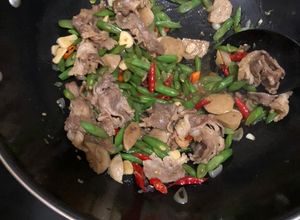 Foto resep Tumis buncis bakso beef slice
