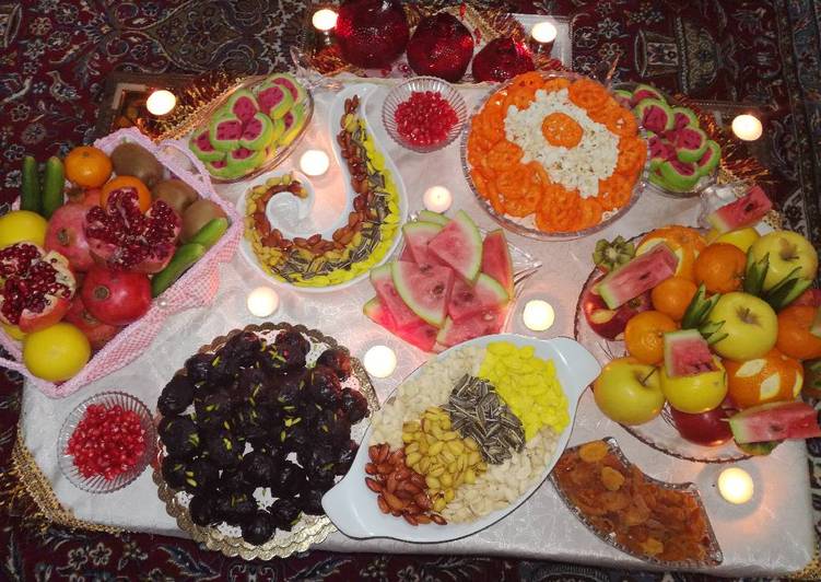 عکس سفره شب یلدا