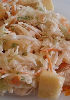 Csirkés gyümölcssaláta recept fotója
