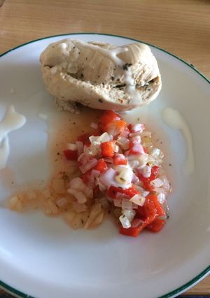 Una foto de Arrollado de pollo light