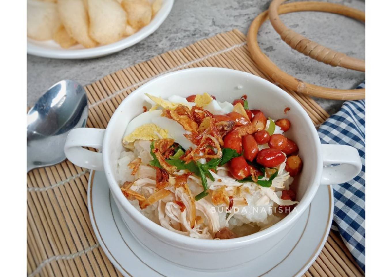Bubur Ayam Tanpa Kuah