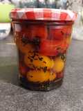 Pickles de tomates cerise au thé noir fruits de la passion et à la sauge