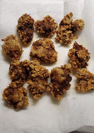 A picture of My Fried Chicken Livers.