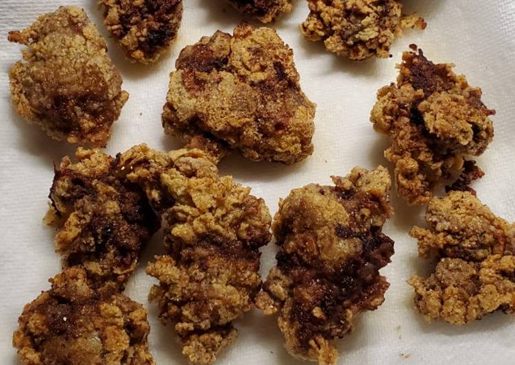 Steps to Make Quick My Fried Chicken Livers