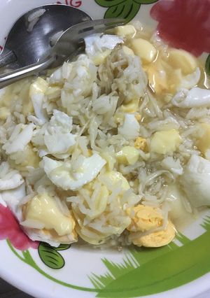 รูปของ ข้าวต้ม เห็ดเข็มทองเต้าหู้กับไข่