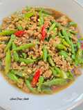 Tumis Buncis Daging Cincang