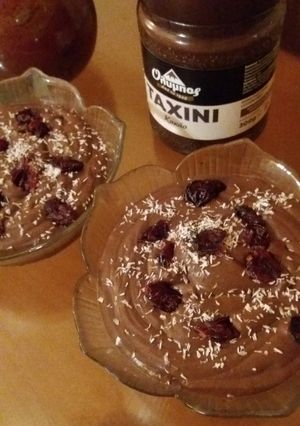 Φωτογραφία της συνταγής Mousse με avocado και ταχίνι κακάο♠💜