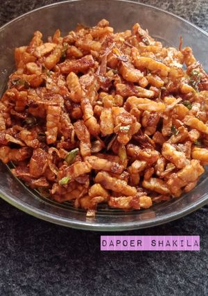 Foto resep Oreg tempe kering