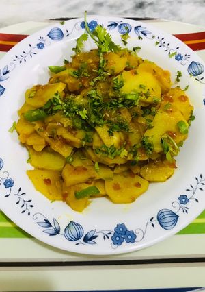 A picture of Aloo ki bujia.