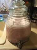 Agua de fresa